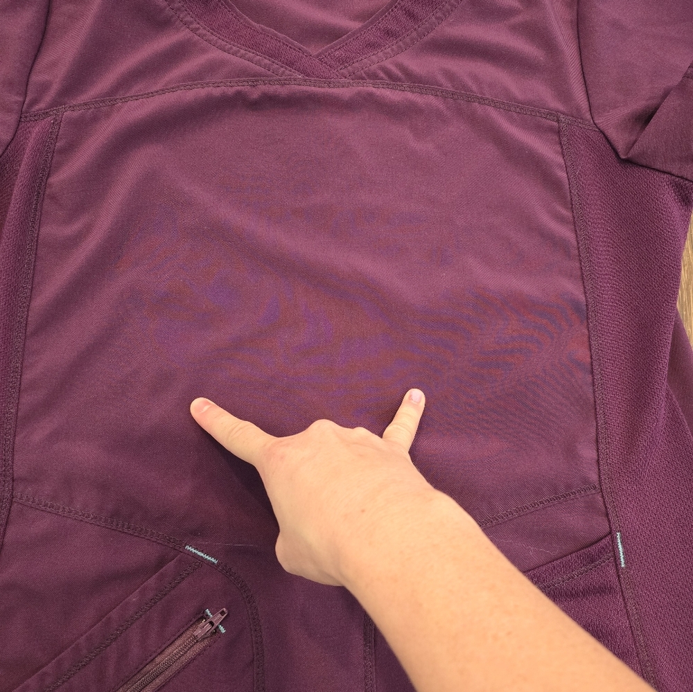 Purple Scrub Set - Picture 3 of 8